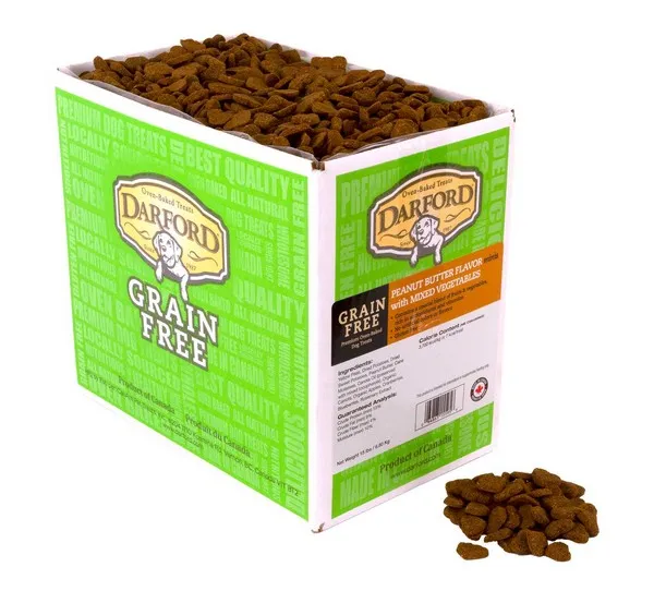 15 Lb Darford Grain Free Peanut Butter W/Mixed Vegetables Mini's Bulk - Health/First Aid